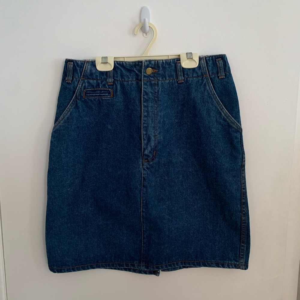 👗Denim skirt